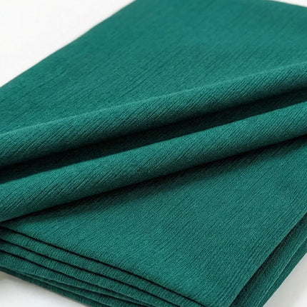 Green Soft Wrinkle Chiffon Fabric