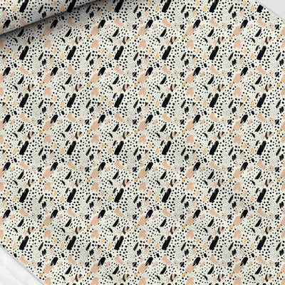 Polka dot print fabric