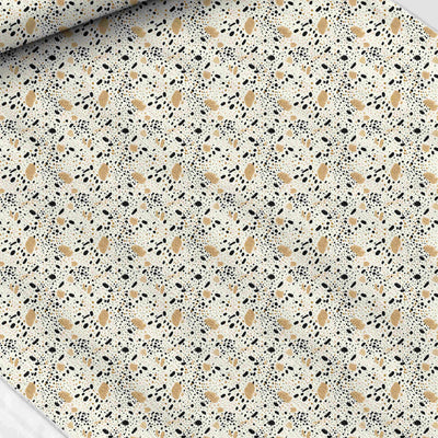 Polka dot print fabric