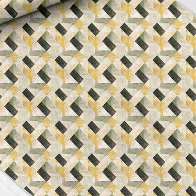 Geometric print fabric