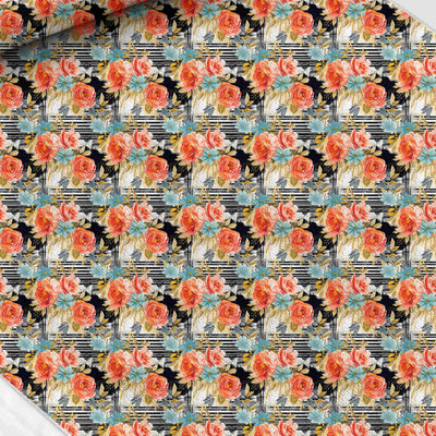 Stripes print fabric