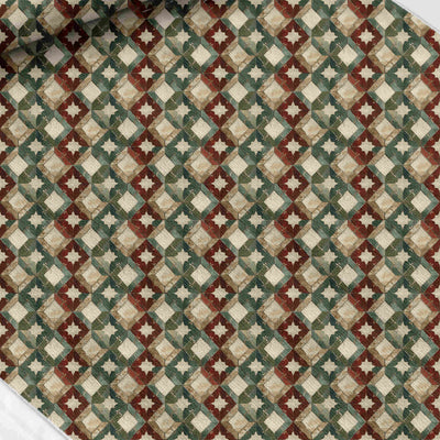 Geometric print fabric
