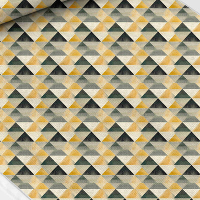 Geometric print fabric