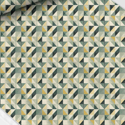 Geometric print fabric
