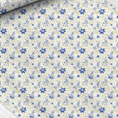 Floral print fabric