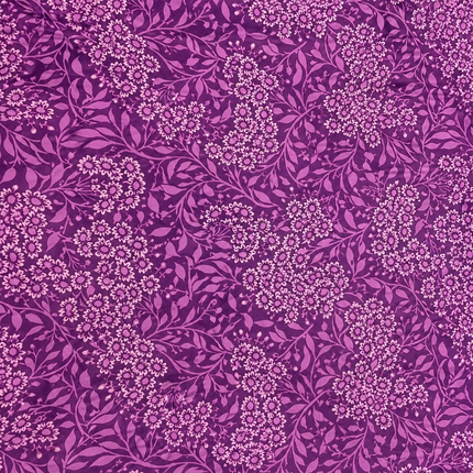 Dark Purple & Light Purple Ditsy Floral Clusters Print Fabric — design 1327RC-RF/DS-574, Clothwala