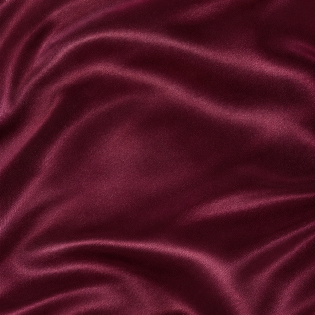 Deep Burgundy Solid Poly Japanese Satin Fabric — design 12831-ABJI/DS-76, Clothwala