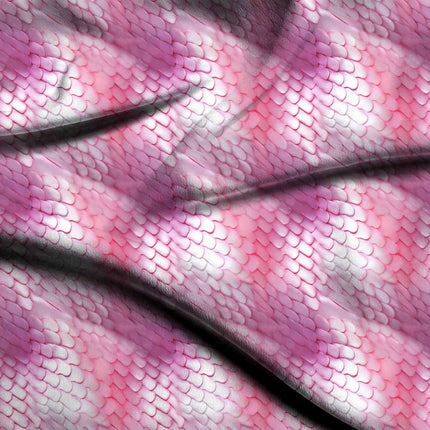 fuchsia pink animal digital print fabric texture — fine scale closeup