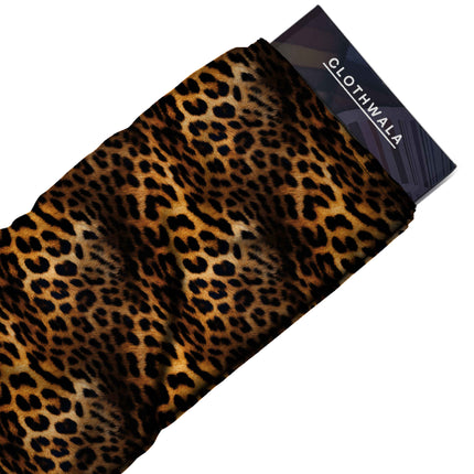 deep black animal print fabric draped — maxi dress styling