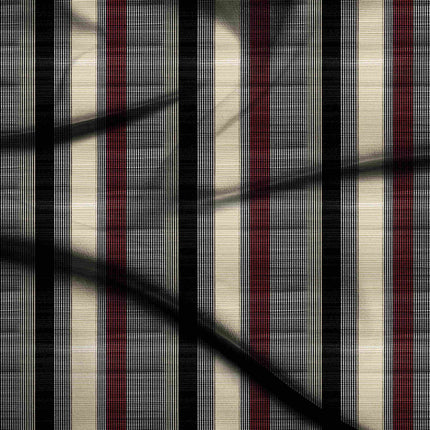jet black stripes digital print fabric texture — fine scale closeup