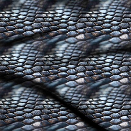 charcoal black animal digital print fabric texture — fine scale closeup
