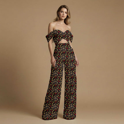 jet black other all-over print pattern — medium scale repeat layout