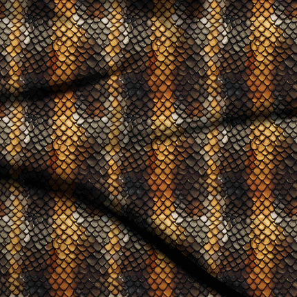 burnt sienna animal digital print fabric texture — large scale closeup