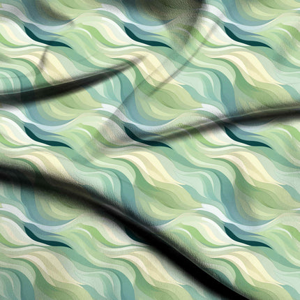 seafoam green abstract all-over print pattern — medium scale repeat layout