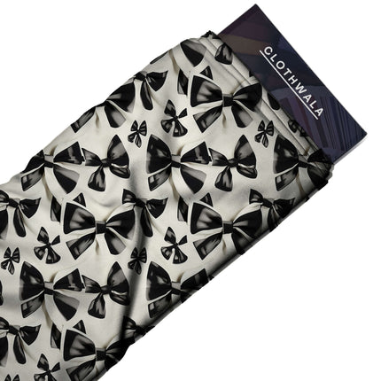 jet black other print fabric draped — a-line dress styling