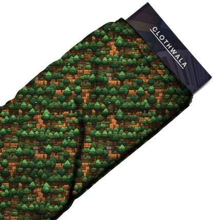 forest green other all-over print pattern — medium scale repeat layout