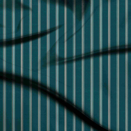teal green stripes digital print fabric texture — medium scale closeup