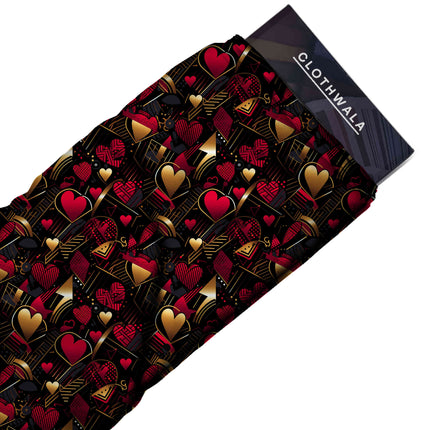 jet black other all-over print pattern — medium scale repeat layout