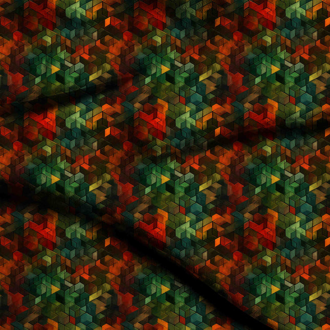 digital print fabric texture — closeup