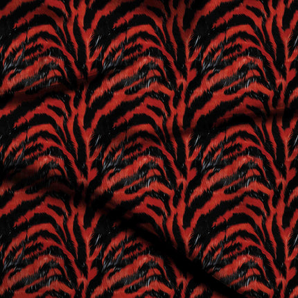 jet black animal digital print fabric texture — large scale closeup
