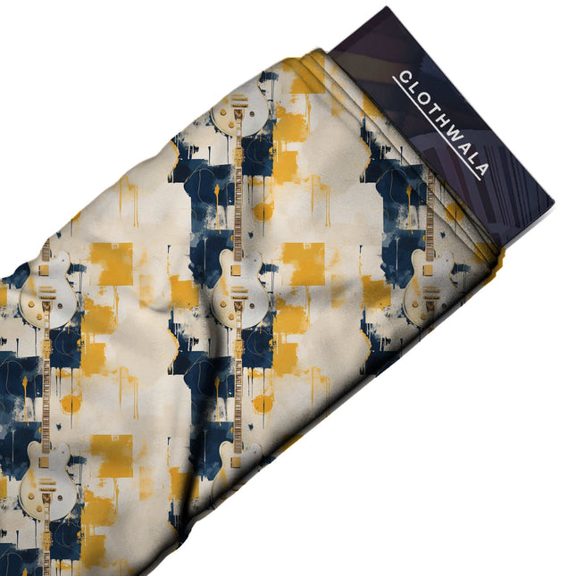 ivory cream other print fabric draped — jacket styling