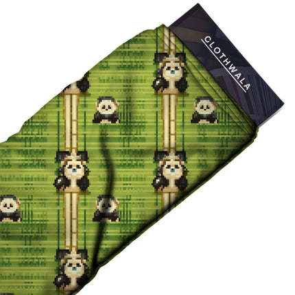 chartreuse green animal all-over print pattern — medium scale repeat layout