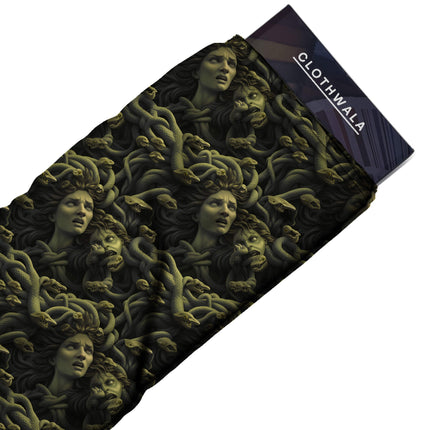 moss green other all-over print pattern — large scale repeat layout