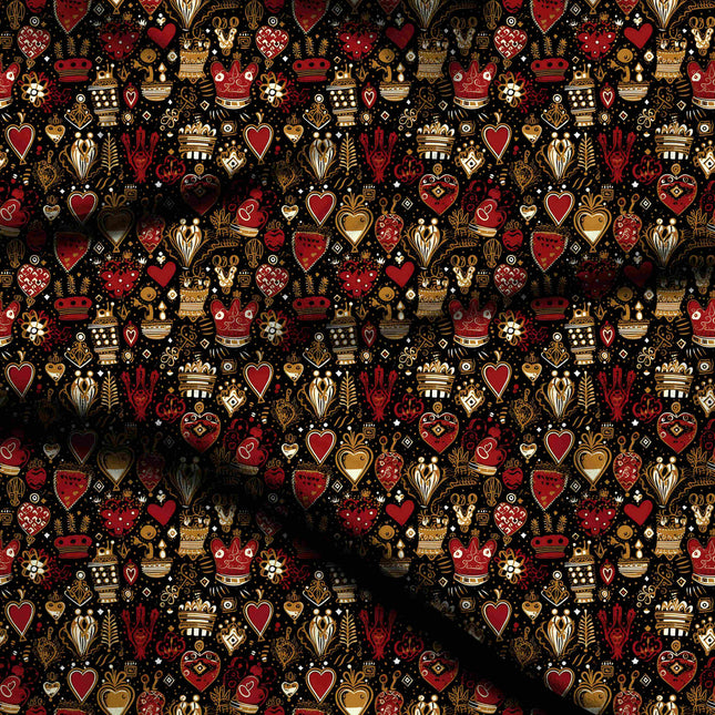 jet black other digital print fabric texture — medium scale closeup