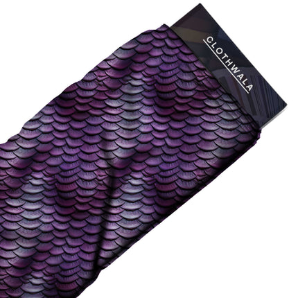 amethyst animal all-over print pattern — fine scale repeat layout