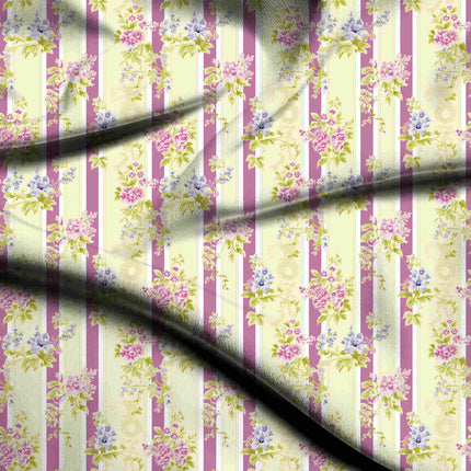 pale lime green floral print fabric draped — kurti styling