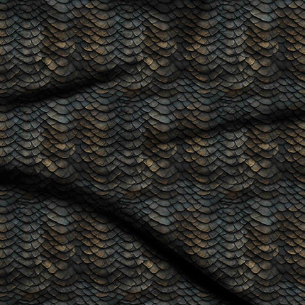 charcoal black animal digital print fabric texture — fine scale closeup
