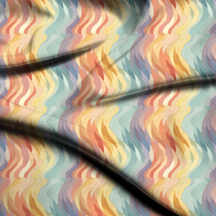 pale aqua abstract all-over print pattern — medium scale repeat layout