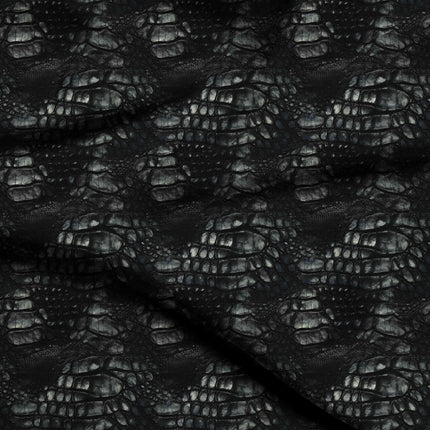 charcoal animal digital print fabric texture — large scale closeup