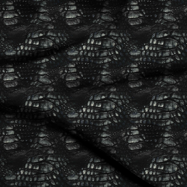 charcoal animal digital print fabric texture — large scale closeup