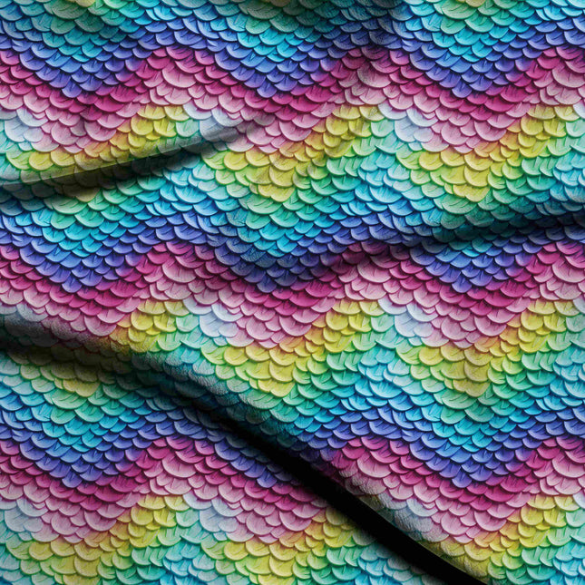 fuchsia pink animal digital print fabric texture — medium scale closeup