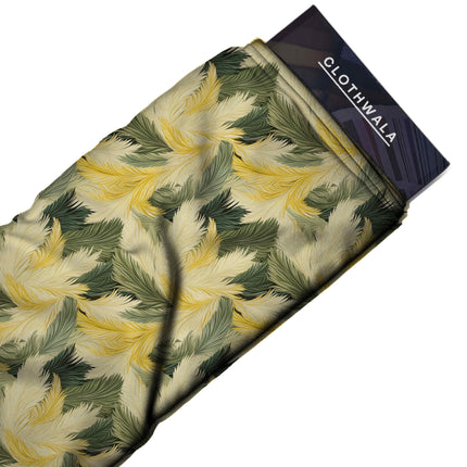 goldenrod yellow other fabric detail — matte finish digital print closeup