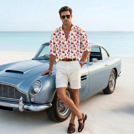 fuchsia other print fabric draped — kurti styling