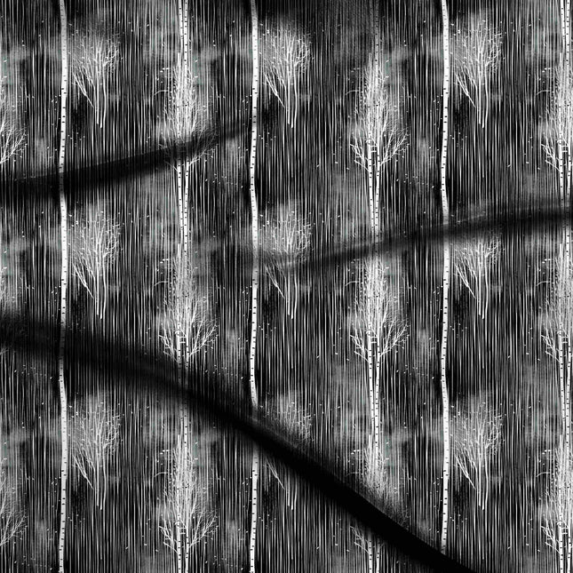 jet black other digital print fabric texture — medium scale closeup