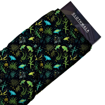 chartreuse other all-over print pattern — medium scale repeat layout