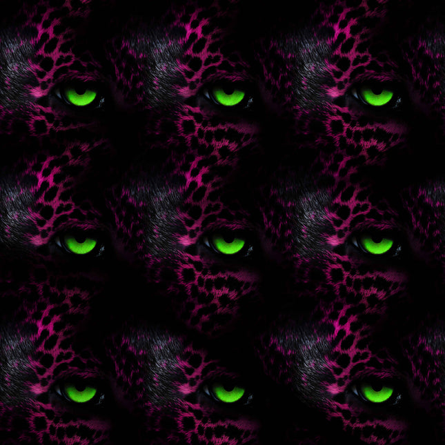 shocking pink animal digital print fabric texture — large scale closeup