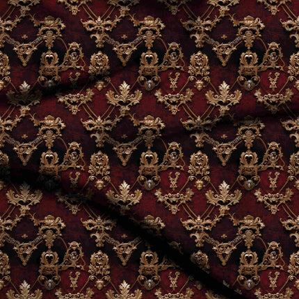 deep burgundy other digital print fabric texture — large scale closeup