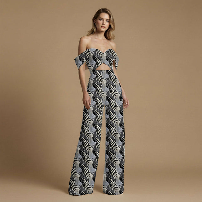 print fabric draped — dupatta styling