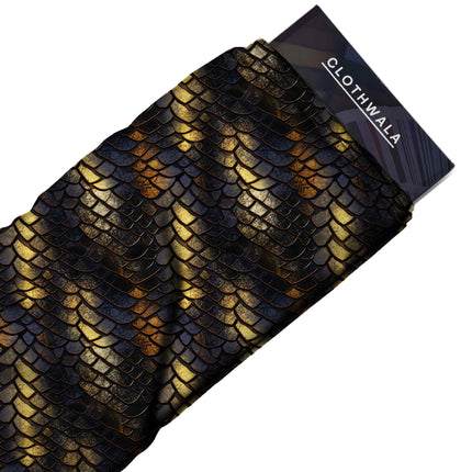 charcoal black animal all-over print pattern — fine scale repeat layout