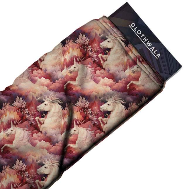 dusty rose floral print fabric draped — co-ord set styling