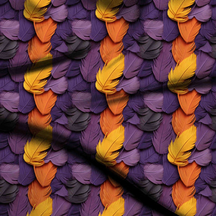 amethyst purple animal all-over print pattern — large scale repeat layout