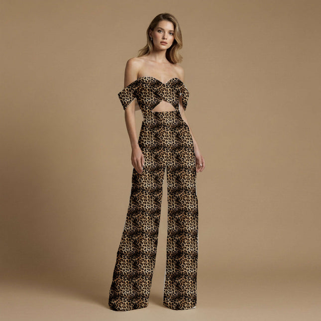 light caramel animal print fabric draped — jacket styling