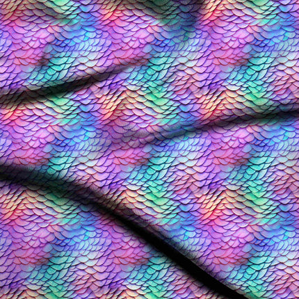lilac purple animal digital print fabric texture — fine scale closeup