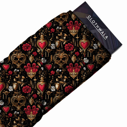 jet black other all-over print pattern — medium scale repeat layout