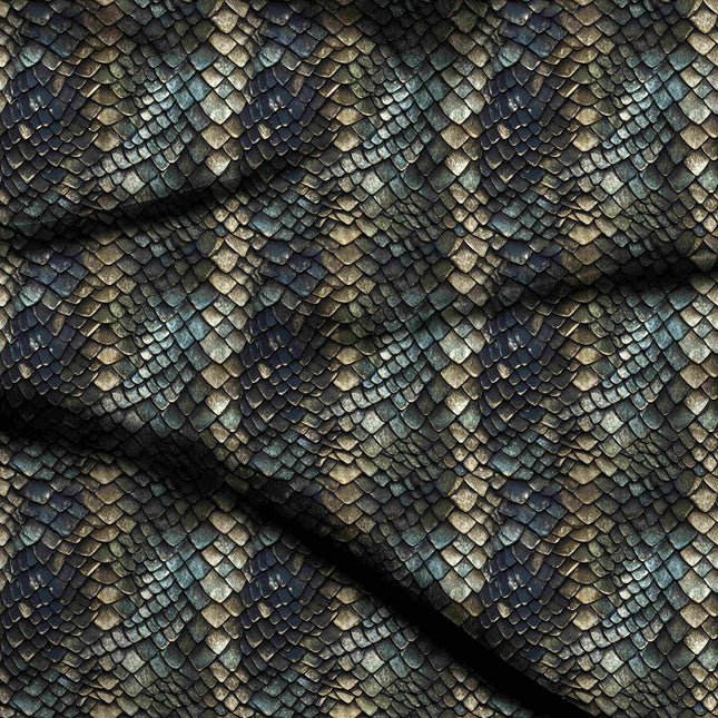 charcoal black animal digital print fabric texture — fine scale closeup