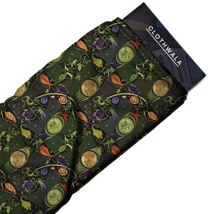 charcoal grey other all-over print pattern — medium scale repeat layout